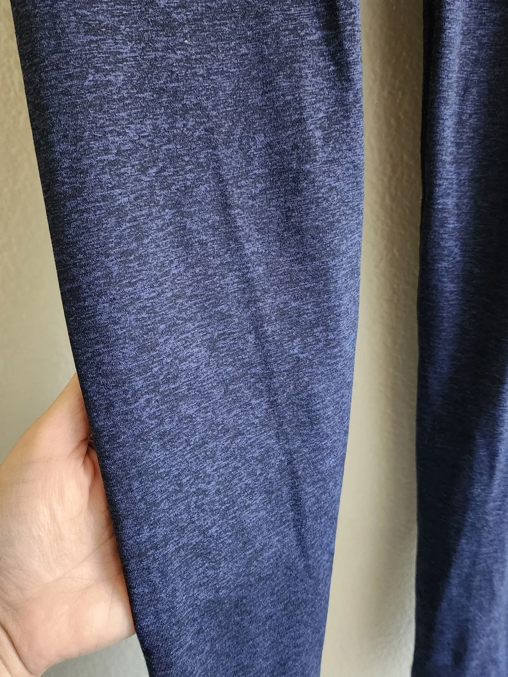 Aerie Chill Play Move High Waisted Heathered Blue Leggings Size M